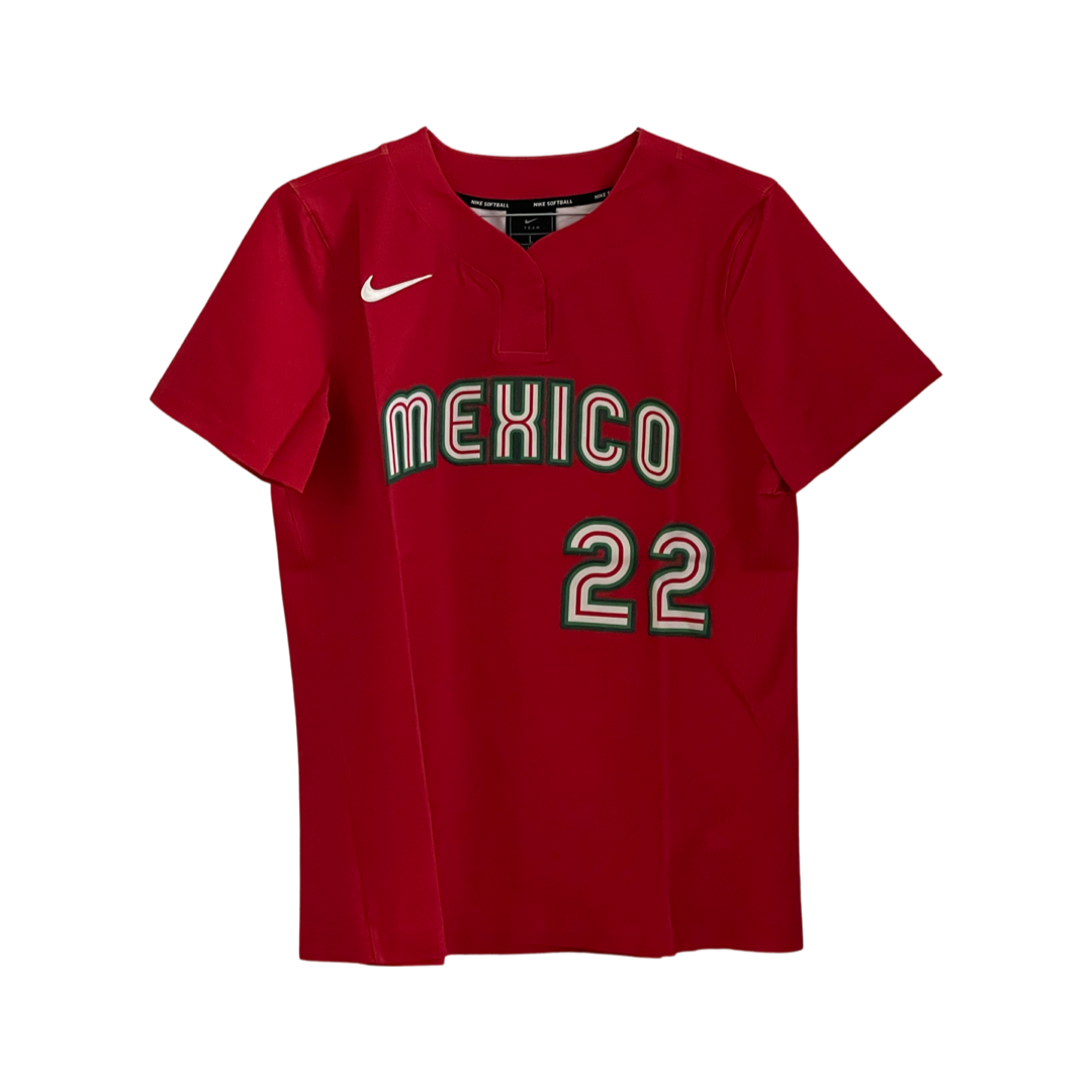 Jersey Nike Rojo Mexico Version Jugadora (#22 L)