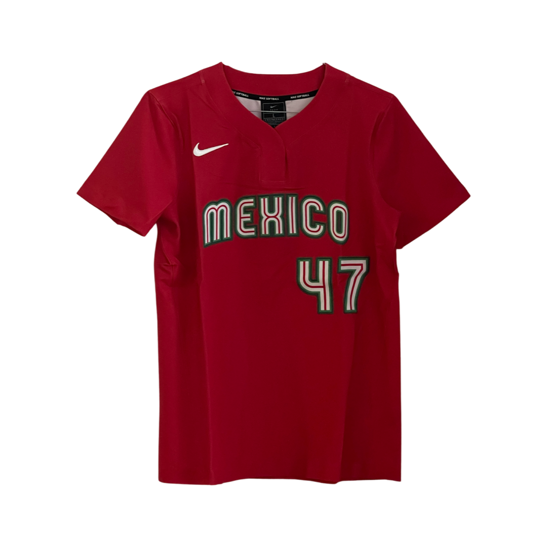 Jersey Nike Rojo Mexico Version Jugadora (#47 L)