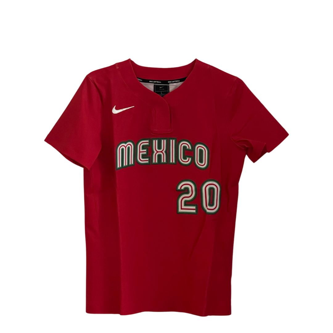 Jersey Nike Rojo Mexico Version Jugadora (#20 L)