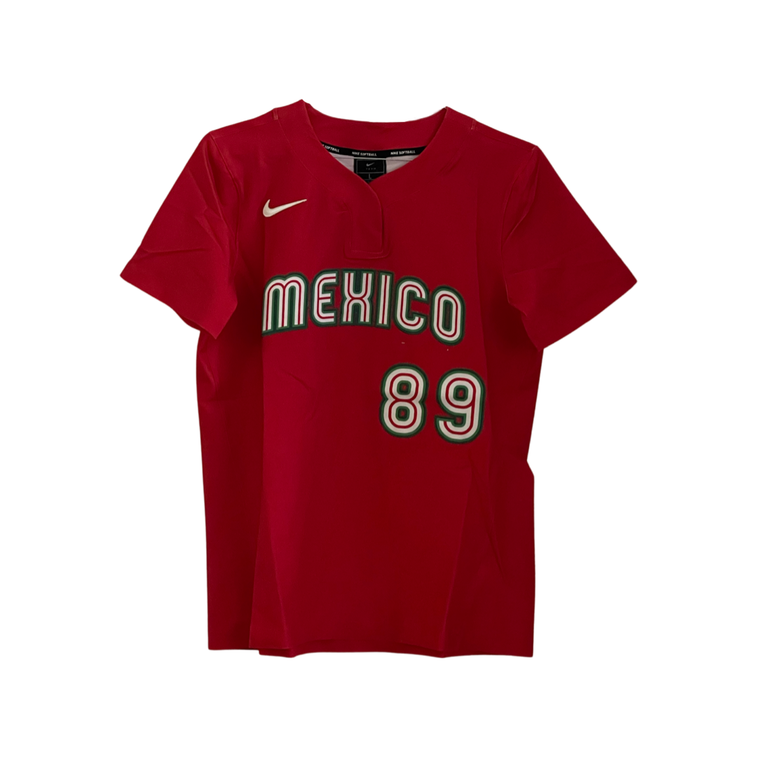 Jersey Nike Rojo Mexico Version Jugadora (#89 L)