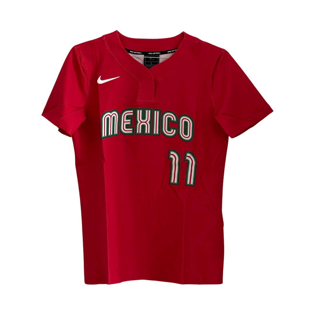 Jersey Nike Rojo Mexico Version Jugadora (#11 L)