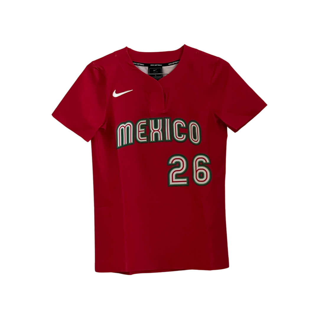 Jersey Nike Rojo Mexico Version Jugadora (#26 S)